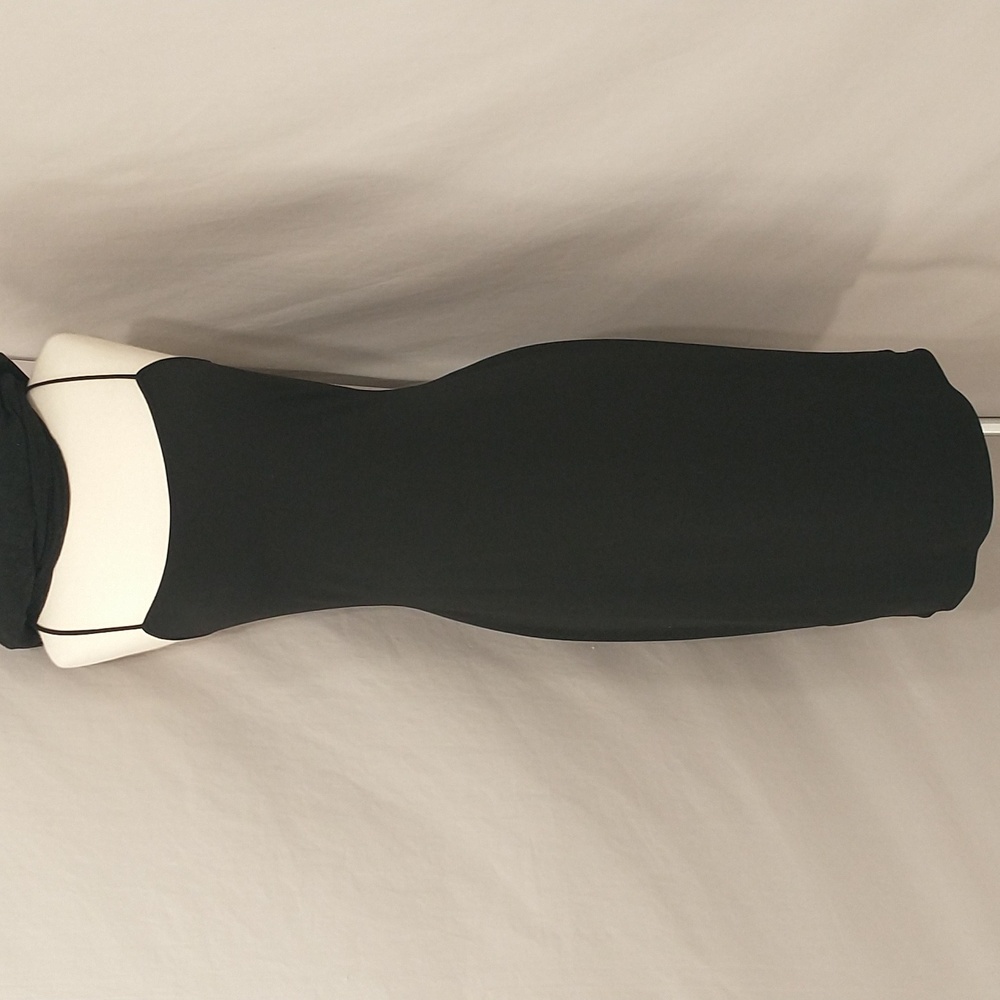 Designer DVF Vintage Sexy & Elegant Black Lace Dress Stretchy Bodycon FlexSizing - Picture 10 of 12